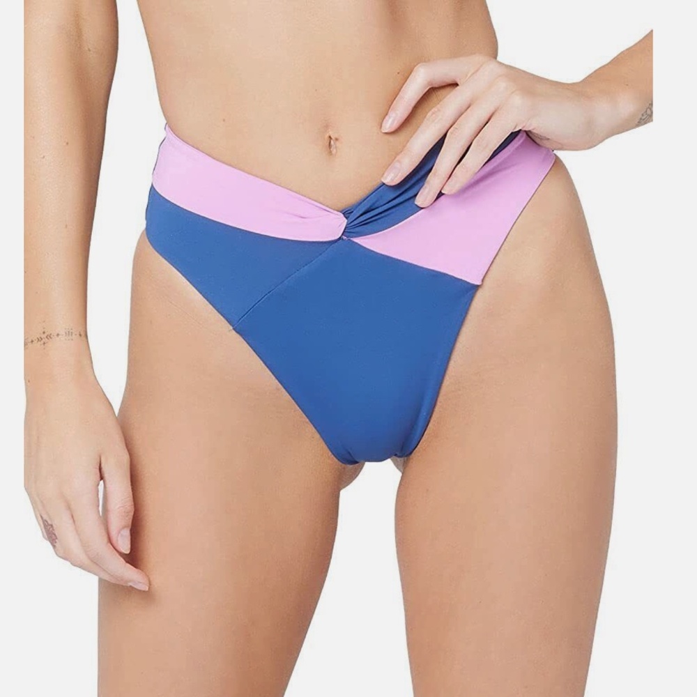 L*Space Nancy Lee Bottom Bitsy Indigo/Rosebud Size M